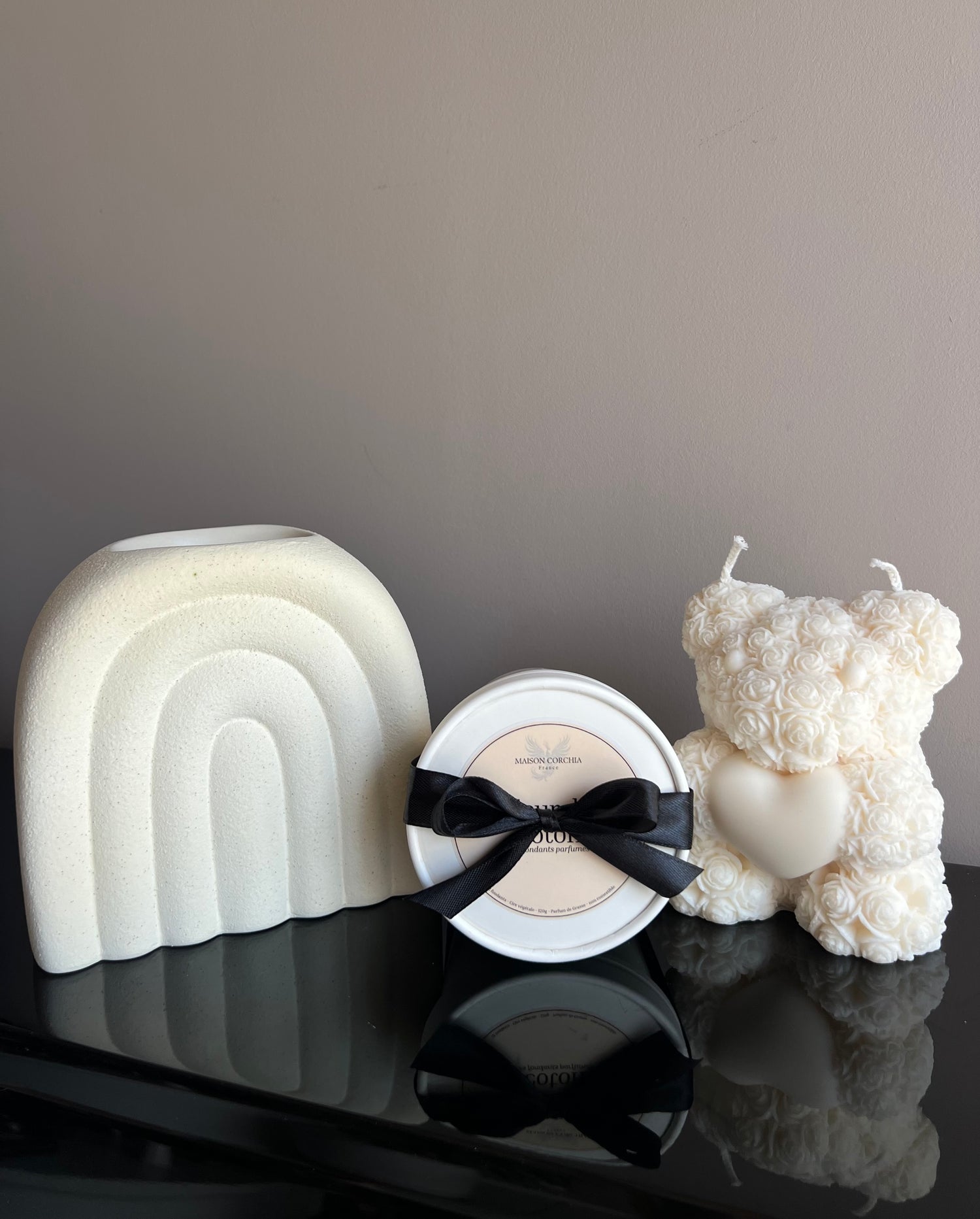 brûleur fondants parfumés ourson sculptural