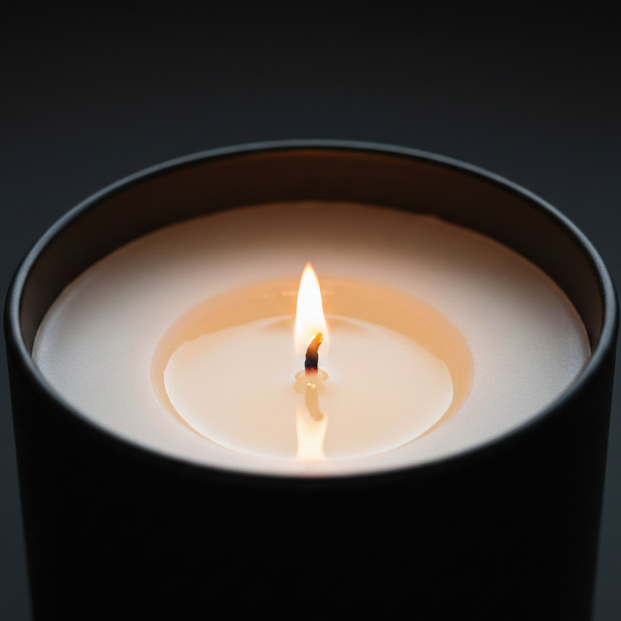 Pourquoi une bougie se creuse ?